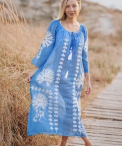 VESTIDO SANTORINI AZUL
