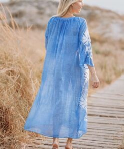 Alternative view of VESTIDO SANTORINI AZUL