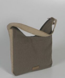 BOLSO LONA ASA CHOCOLATE