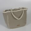 BOLSO LONA RIBETE CAMEL